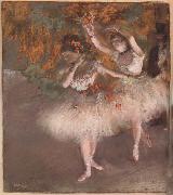 Edgar Degas, Two Dancers entering the Stage